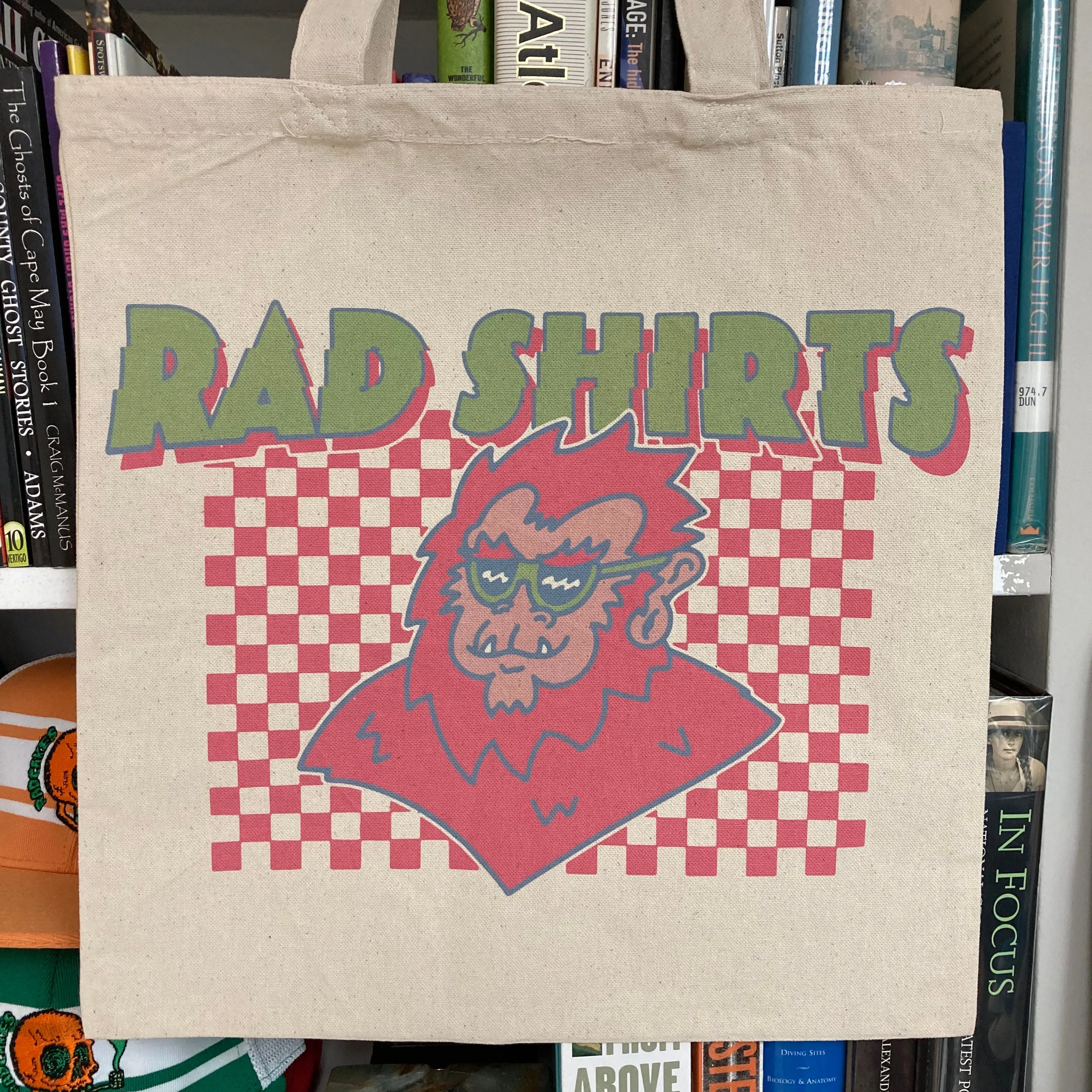 Sasquatch tote bag by Alex Villalobos
