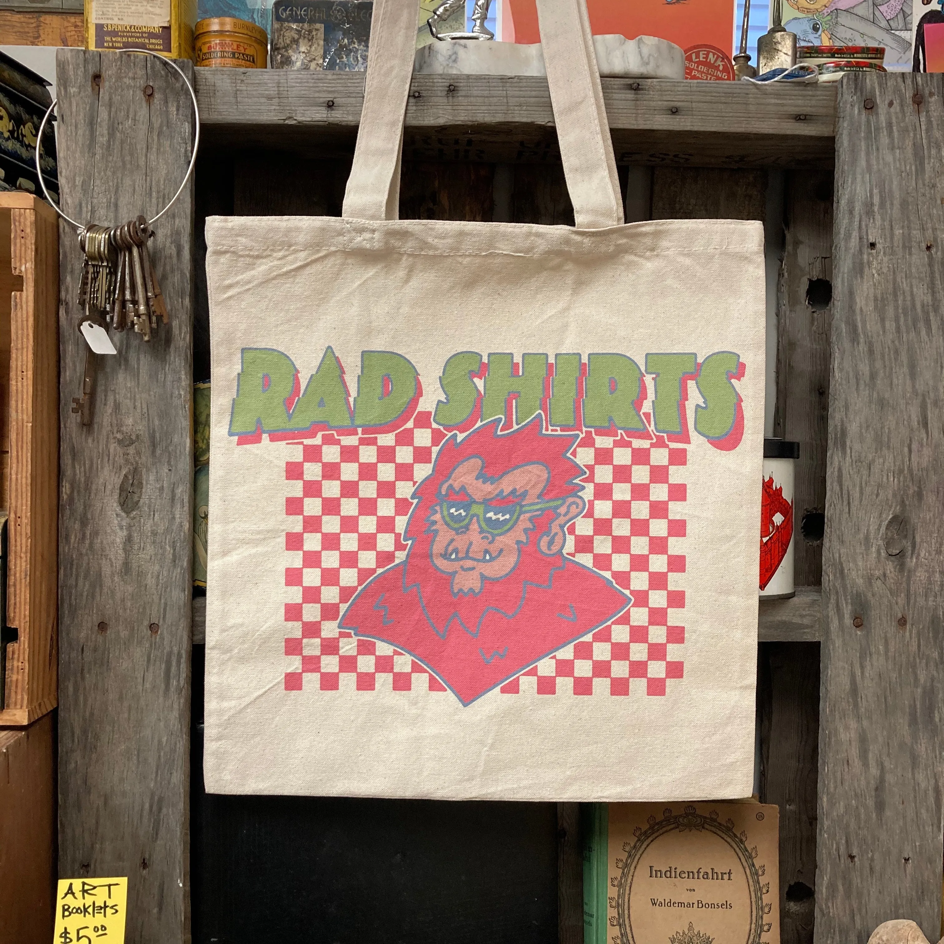 Sasquatch tote bag by Alex Villalobos