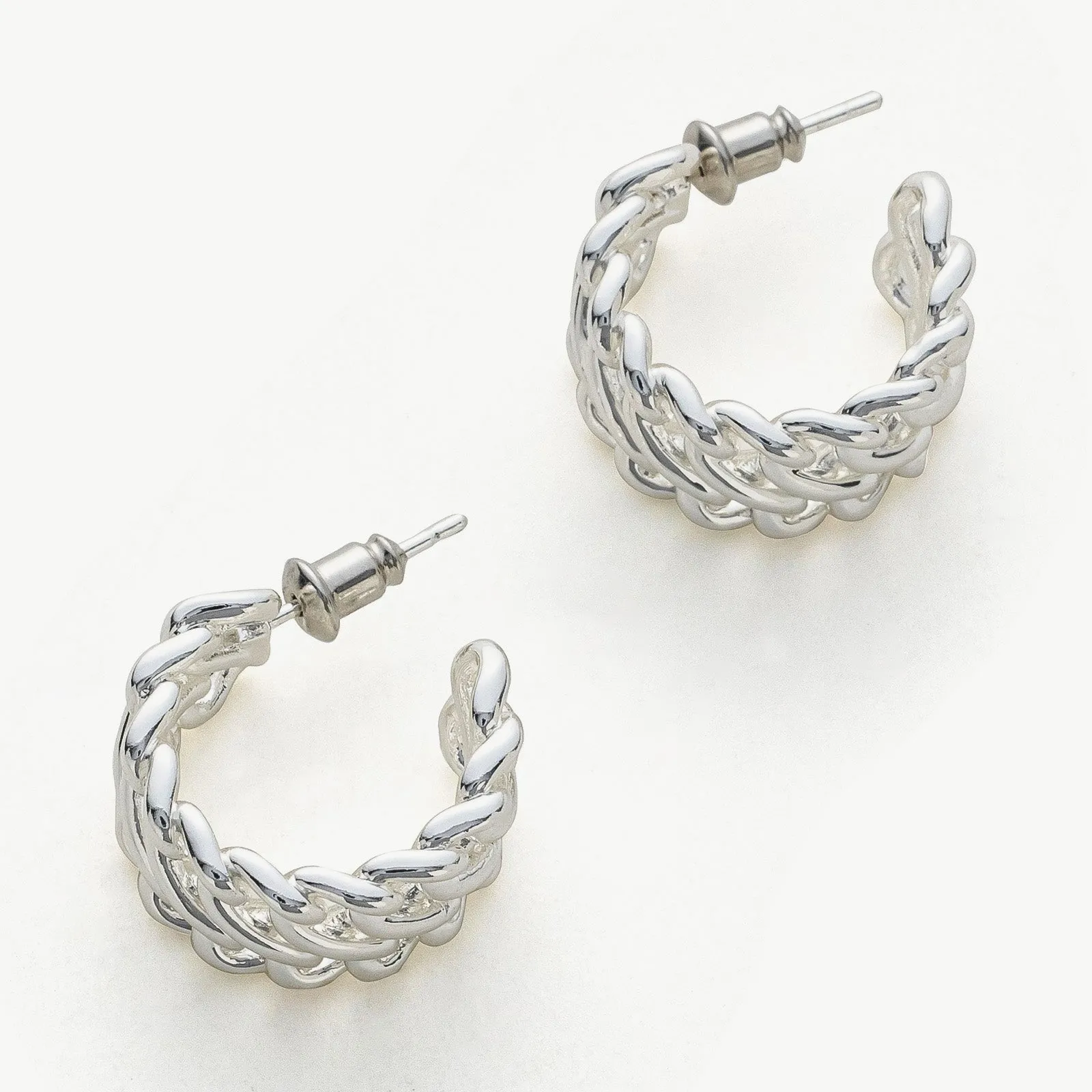 Serpent Textured Earrings