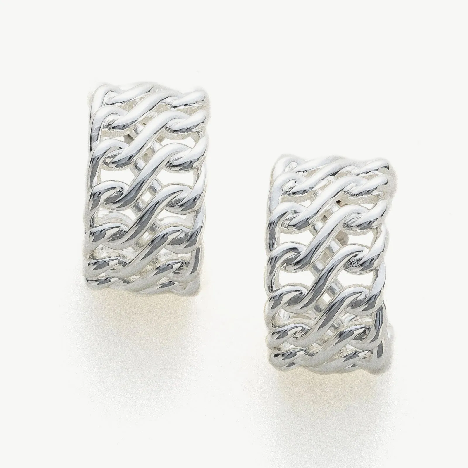 Serpent Textured Earrings