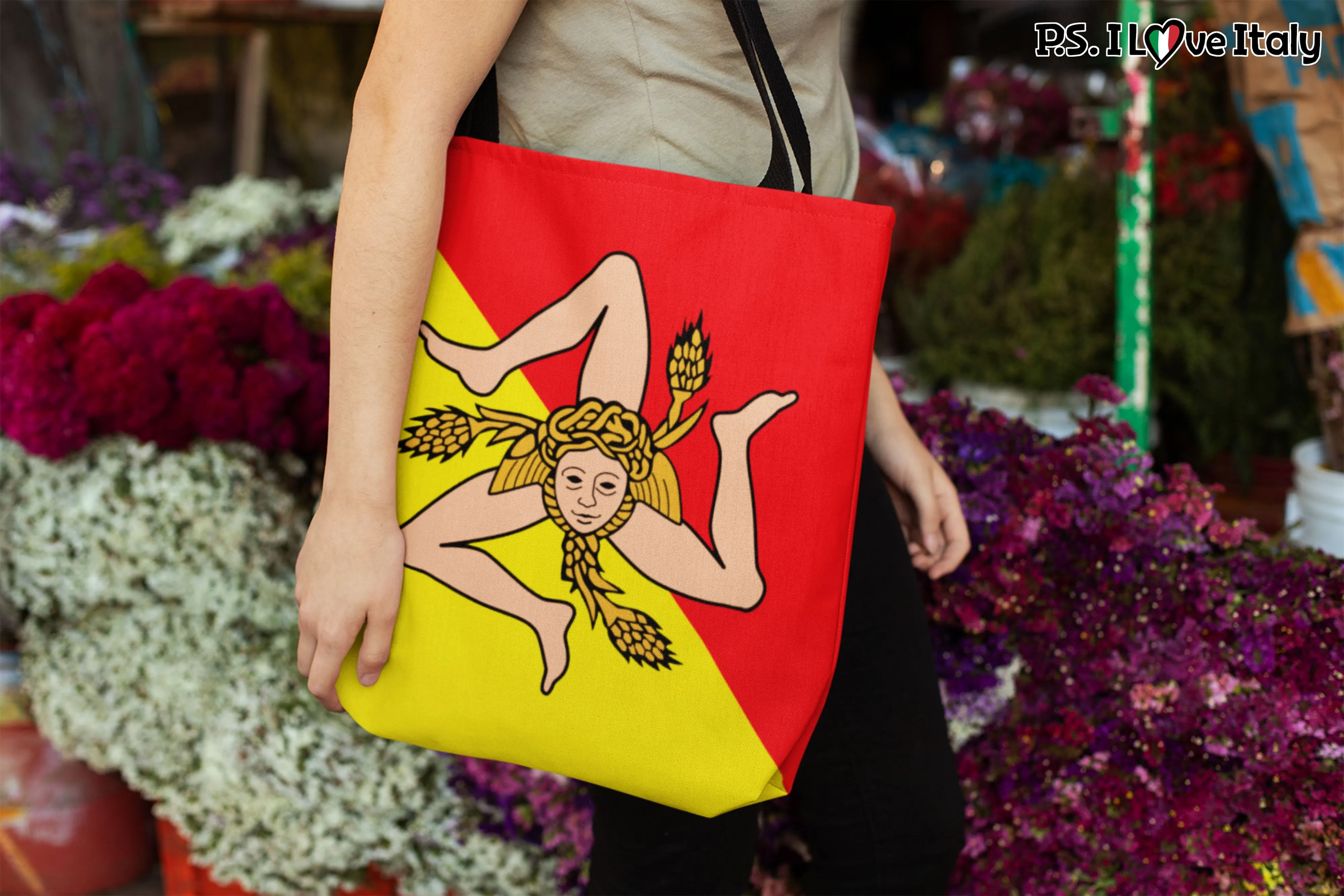 Sicilian Flag Tote Bag