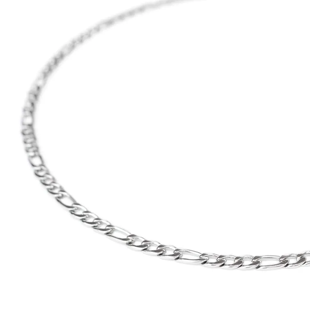 Silver Figaro Necklace