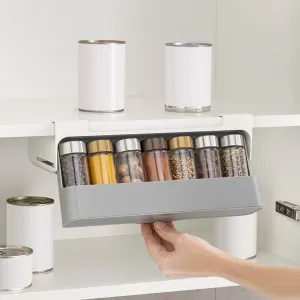 Spice Organizer Under Shelf Drawer
