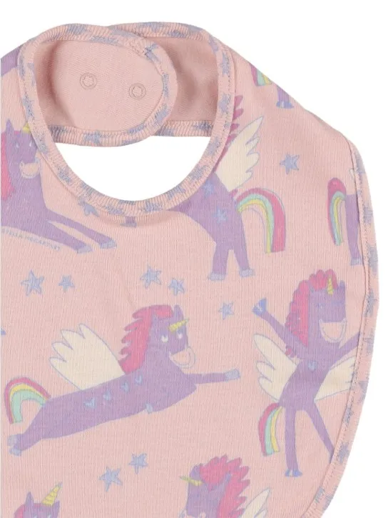 Stella McCartney Kids   Set of 2 printed cotton bibs 