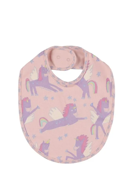 Stella McCartney Kids   Set of 2 printed cotton bibs 