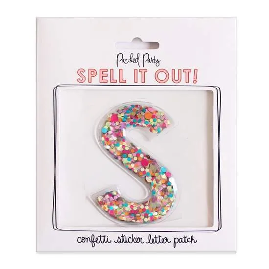 Stick to it Confetti Letter