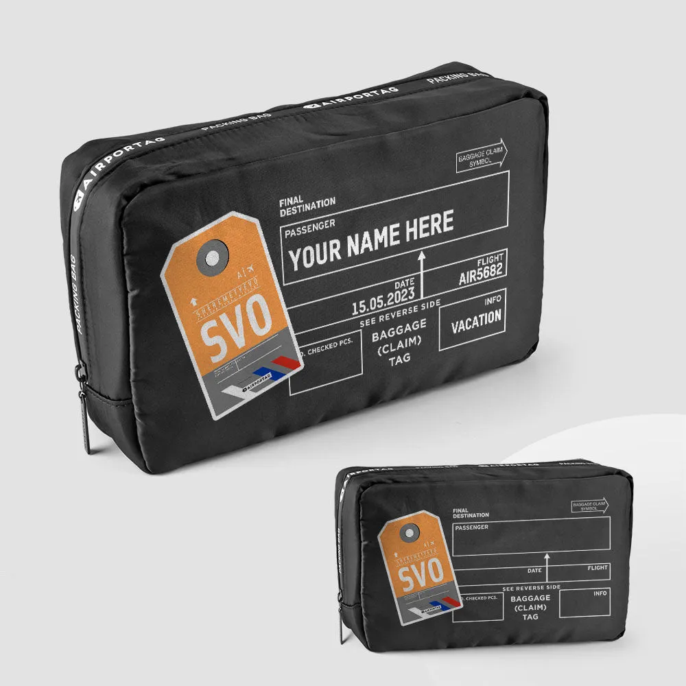 SVO- Packing Bag
