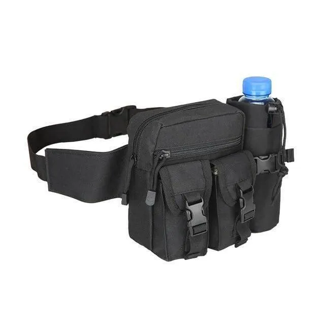 Tactical Hiking Water Bottle Phone Pouch