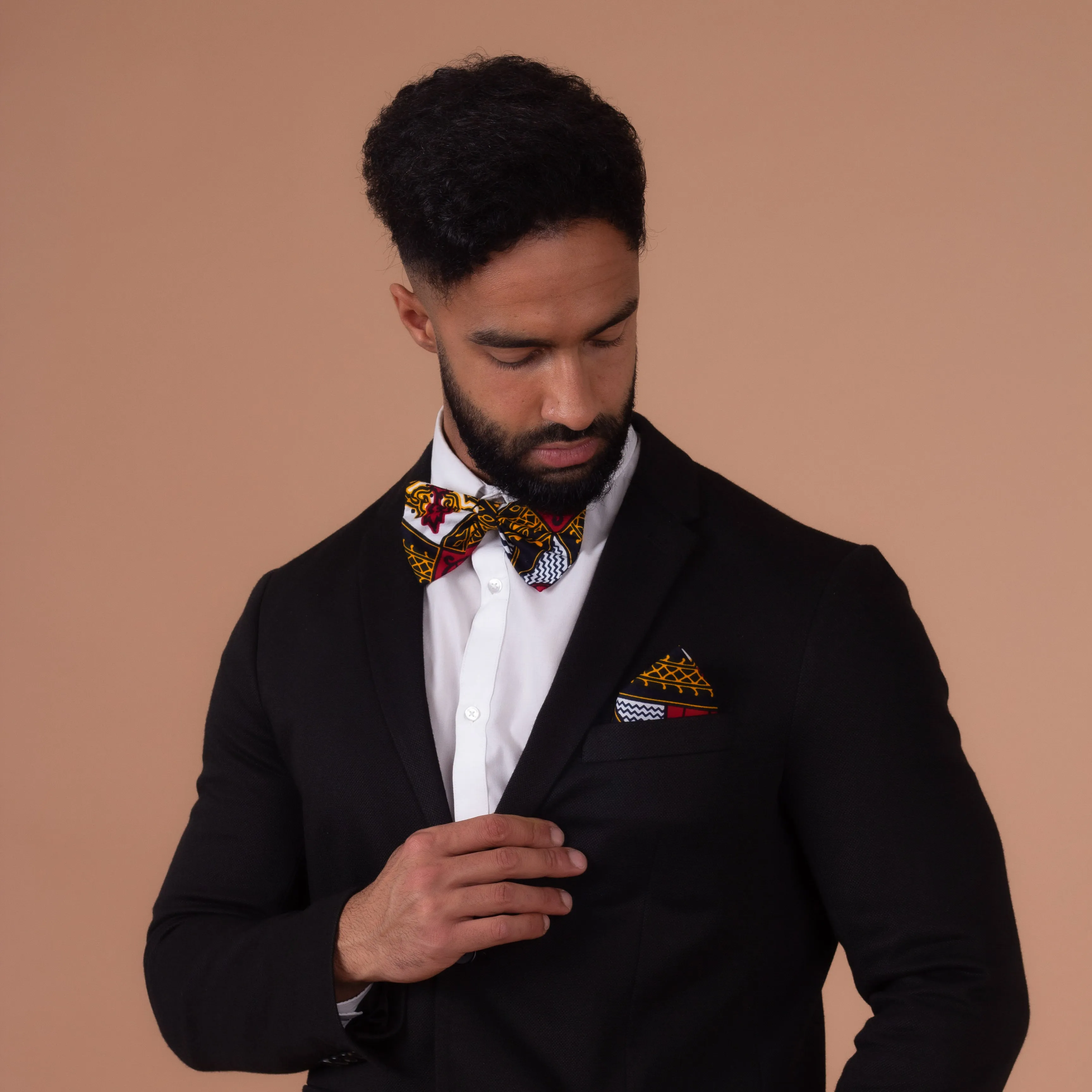 Teju African Print Pocket Square