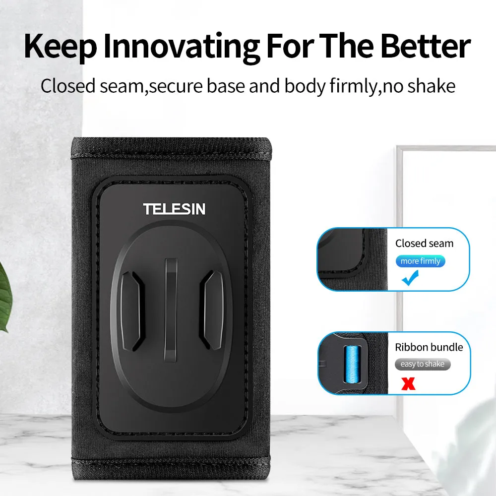 TELESIN Backpack Mount for GoPro/Osmo Action