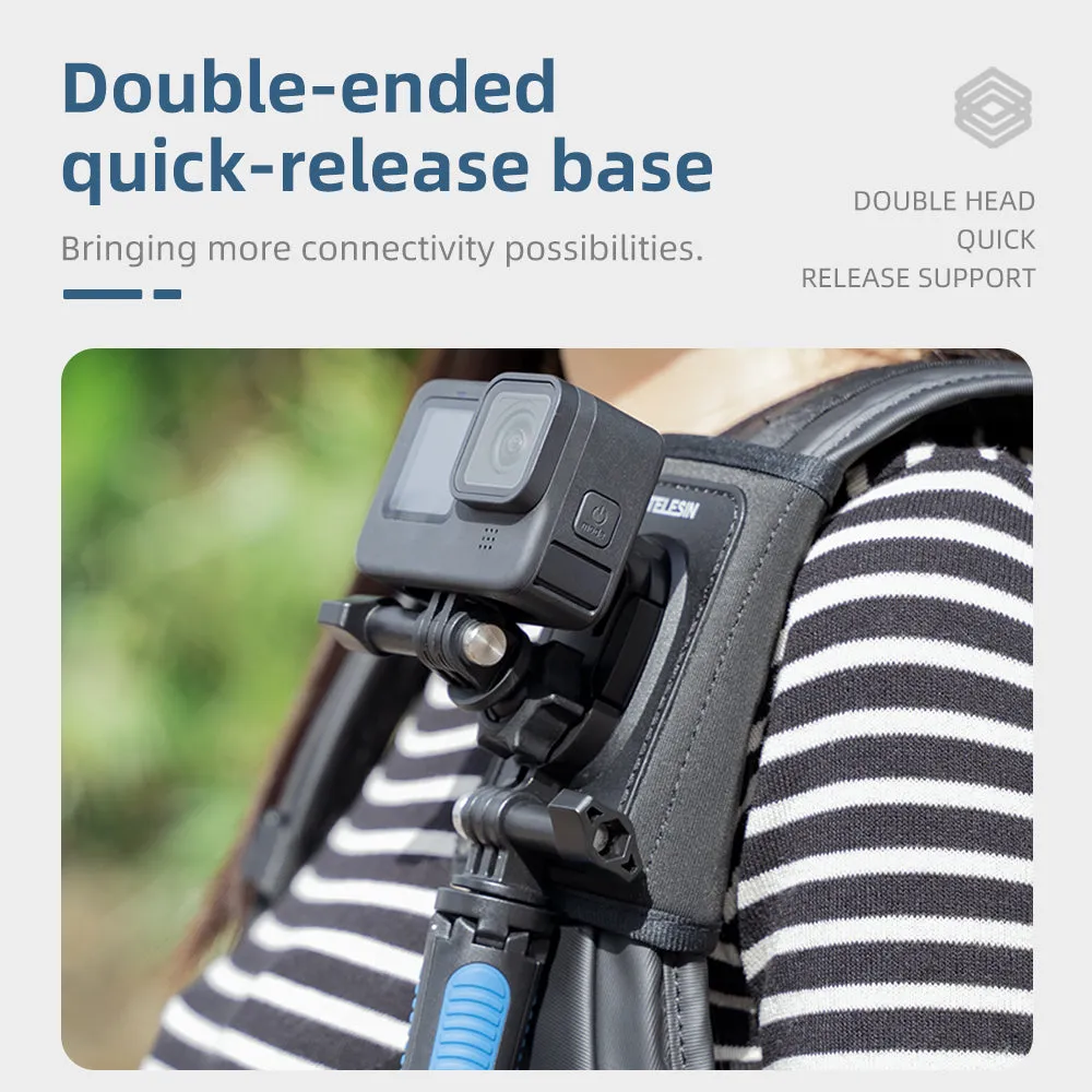 TELESIN Backpack Mount for GoPro/Osmo Action
