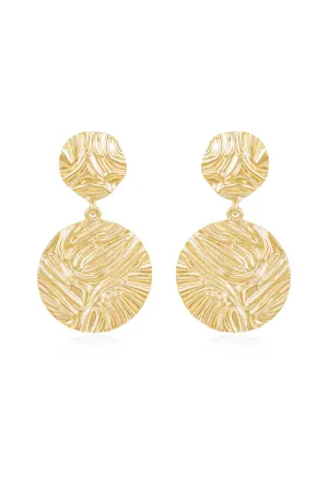 Textured Etching Earrings