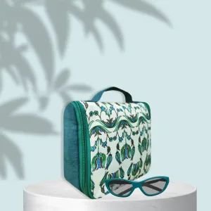 Toiletry Organizer - Sea Green Persian Floral