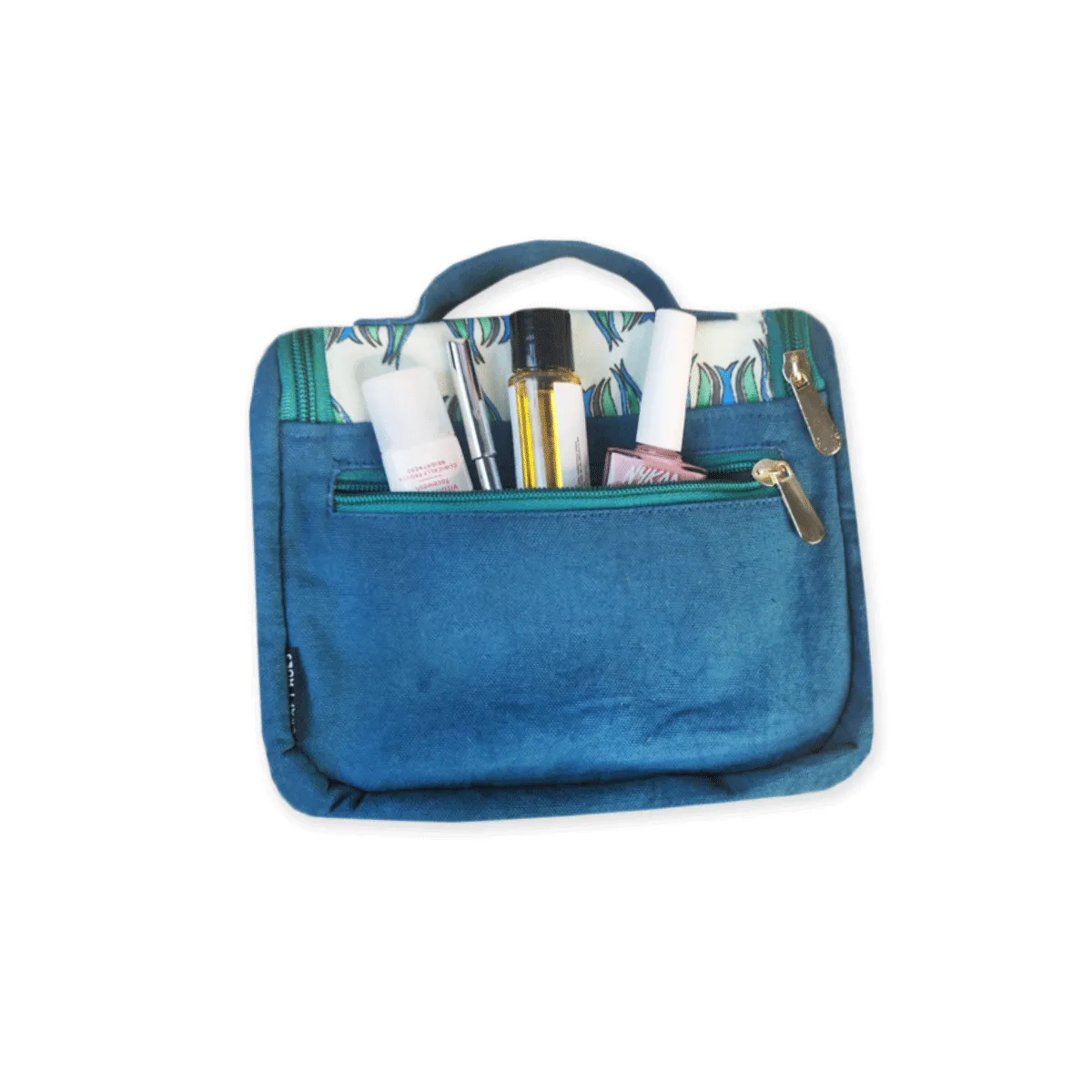Toiletry Organizer - Sea Green Persian Floral