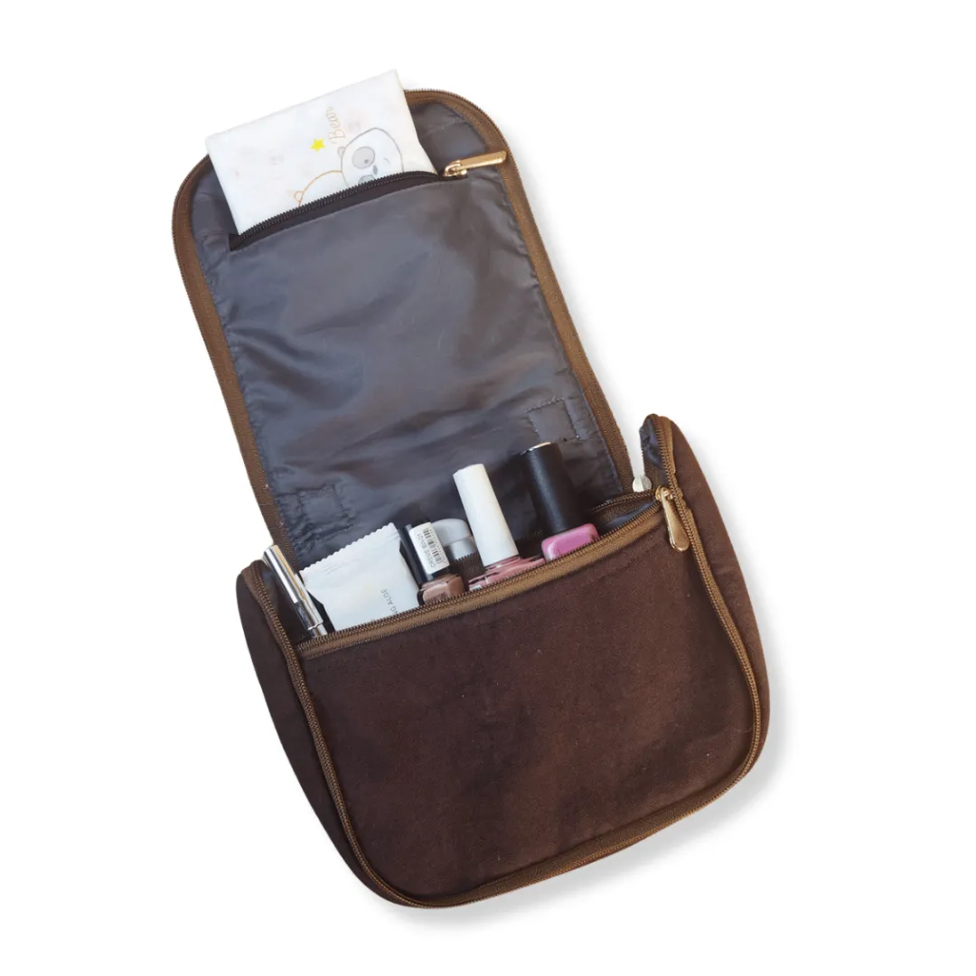 Toiletry Organizer - Teal Maroon Aztec