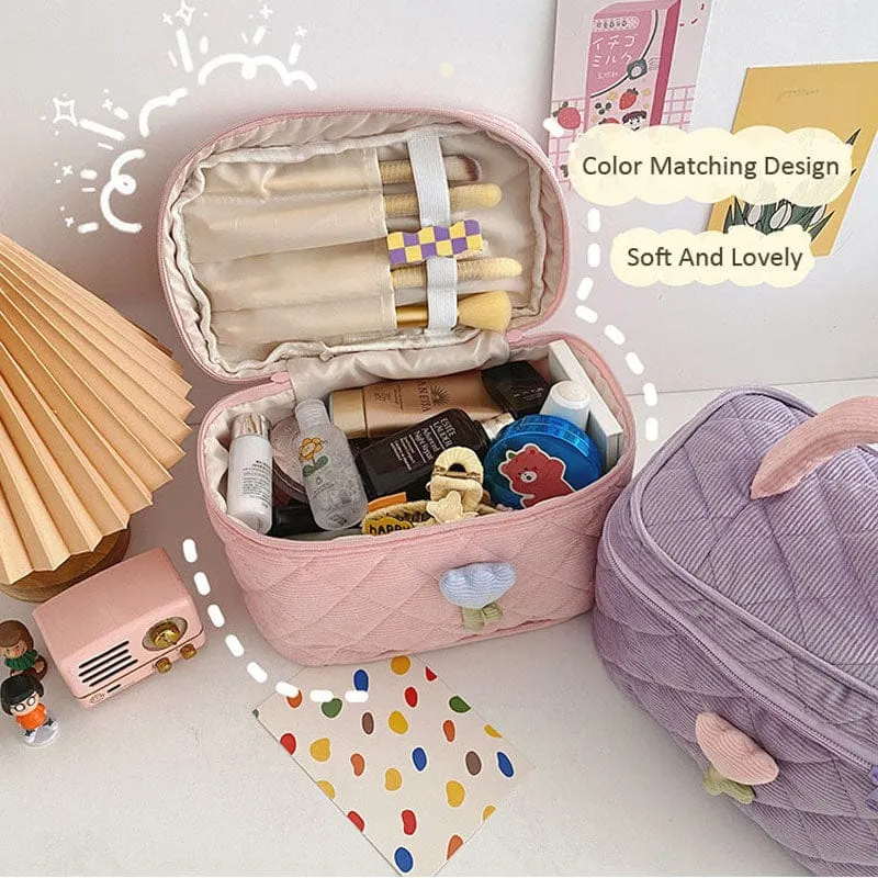 Tulip Flower Cosmetic Bag Pouch
