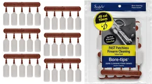 (Value Bag) .40cal/.44cal/10mm/410 Gauge Gun Cleaning Bore-tips® by Swab-its®: Barrel Cleaning Swabs: 41-4006