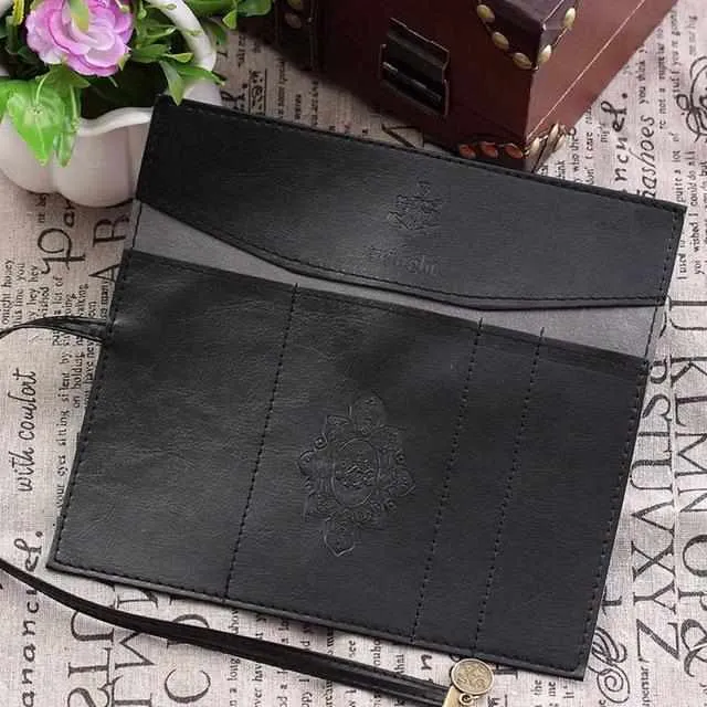 Vintage PU Leather Travel Cosmetic Bag