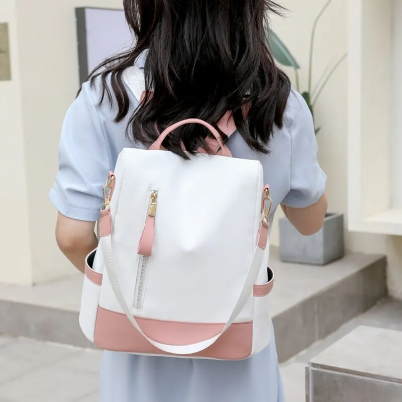 Vvsha  Bags for Women 2023 New Backpacks Anti-Theft Back Zipper Fashion Backpack Girls Schoolbag Casual Travel Single Shoulder Bags