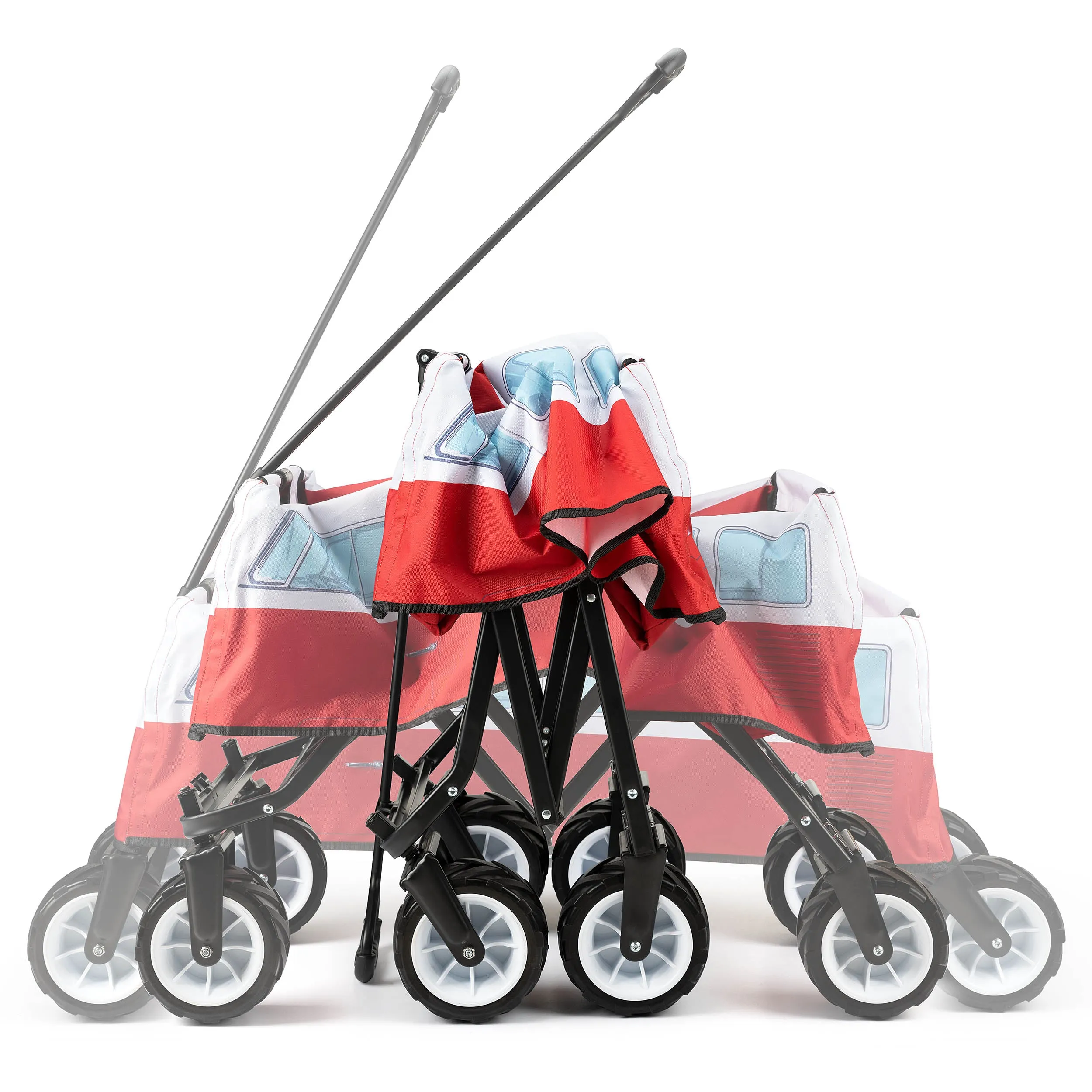 VW Foldable Trolley - Titan Red