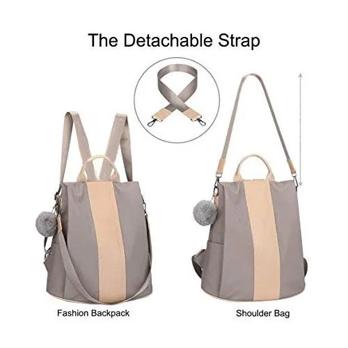 Women Fashion Anti-theft Waterproof Nylon Backpack